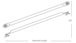 8' x 2.0M Diagonal Face Brace