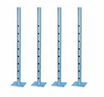 Set of 4 - 24" Extension Leg with Base Plate
