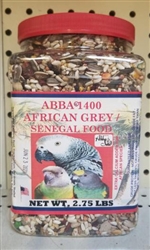 ** OUT OF STOCK **ABBA 1400 AFRICAN GREY SEED 3# JAR UPC 757556014059