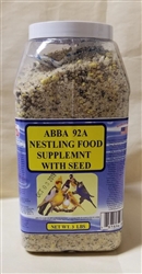 ** OUT OF STOCK **ABBA GREEN 92A NESTLING FOOD 3# JAR UPC 757556192115