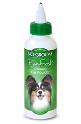 BIO GROOM EAR FRESH MEDICATED EAR POWDER 24 GRAM  UPC 021653516243