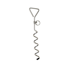 CADET SPIRAL ZINC TIE OUT STAKE 15"