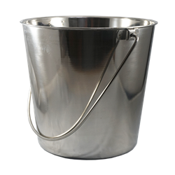 IMS SUPER HEAVY WEIGHT STAINLESS STEEL PAIL W HANDLE 9 QT UPC 768303041150