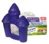 LIXIT SMALL DUST BATH SHAPED LIKE CASTLE. CAN USE AS PET HIDEOUT.