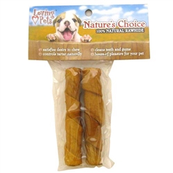 LOVING PETS PRODUCTS NATURE'S CHOICE 2 PK 4" PORK TWIST STICKS UPC 842982064171