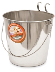 LOVING PETS PRODUCTS RUFF-N-TUFF 9 QT STAINLESS STEEL FEEDING PAIL UPC 842982072992