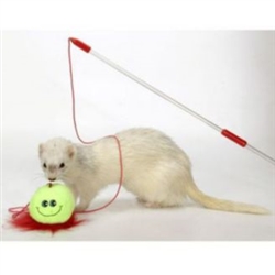MARSHALL PET PRODUCTS FERRET TEASER TOY - ASSORTED COLORS/STYLES  UPC 766501001563