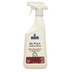 NATURAL CHEMISTRY NATURAL DE FLEA OUTDOOR SPRAY 24 OZ.  UPC 717108110608