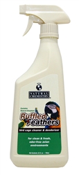 NATURAL CHEMISTRY RUFFLED FEATHERS BIRD CAGE CLEANER 24 OZ.  UPC 717108110902