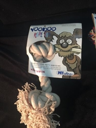 PET CETERA VOODO MEDUM WHITE COTTON BONE - STICKERED $2.00 UPC 040048100607