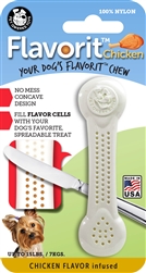 PET QWERKS FLAVORIT SMALL CHICKEN NYLON BONE  UPC 890035004971