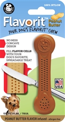 PET QWERKS FLAVORIT SMALL PEANUT BUTTER NYLON BONE  UPC 890035005183