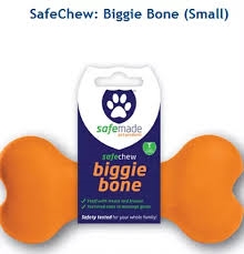 SAFEMADE PET PRODUCTS SAFECHEW BIGGIE BONE SMALL TOMATO UPC 816555011251