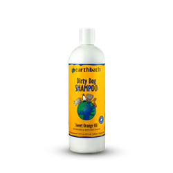 ** OUT OF STOCK **EARTHBATH DIRTY DOG WITH SWEET ORANGE OIL SHAMPOO 16 OZ.  UPC 602644020217