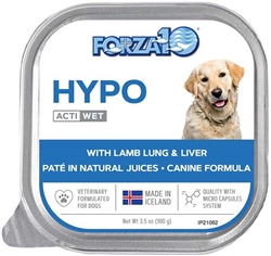 FORZA10 HYPOALLERGENIC LAMB ACTIWET DOG 3.5 OZ. 32/CS UPC 8020245707047
