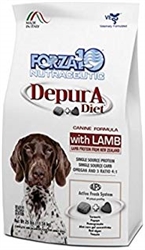 ** OUT OF STOCK **FORZA10 DEPURA LAMB DOG 22 LB. UPC 8020245708884