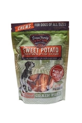 GAINES FAMILY FARMSTEAD SWEET POTATO CHEWS 14 OZ 8/CS UPC 861112000407