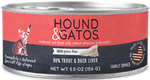 HOUND & GATOS CAT TROUT & DUCK LIVER 24 5.5 OZ CANS UPC 10787108006178