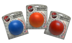 **TEMPORARILY UNAVAILABLE** HUETER TOLEDO VIRTUALLY INDESTRUCTIBLE BALL RETAIL PACK WITH HEADER CARD - 3"  (ASSORTED COLORS)  UPC 095467010037 3.13