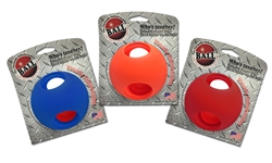 HUETER TOLEDO PAW-ZZLE BALL VIRTUALLY INDESTRUCTIBLE BALL RETAIL PACK WITH HEADER CARD  - 6" (ASSORTED COLORS)  UPC 095467018064
