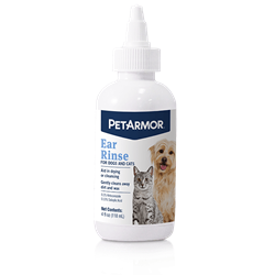 PET IQ PETARMOR EAR RINSE DOG & CAT 4OZ 3/PK UPC 73091026976