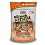 LOVING PETS PRODUCTS 0.5 OZ. PURELY NATURAL CAT TREATS FREEZE DRIED SHRIMP  UPC 842982052659