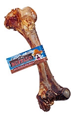 ** OUT OF STOCK ** LOVING PETS PRODUCTS PURE BUFFALO 14-16" MEATY FEMUR BONE  UPC 842982056565