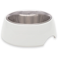 LOVING PET PRODUCTS RETRO BOWLS LARGE ICE WHITE UPC 842982071414