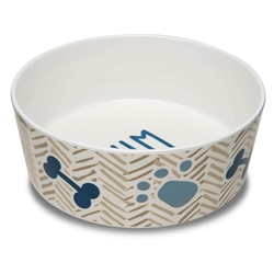 LOVING PETS PRODUCTS DOLCE MODERNO YUM CHEVRON BOWL SMALL UPC 842982071520