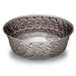 LOVING PETS PRODUCTS 1 QUART DIAMOND PLATED BOWL  UPC 842982072558