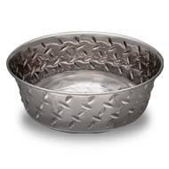 LOVING PETS PRODUCTS 5 QUART DIAMOND PLATED BOWL  UPC 842982072589