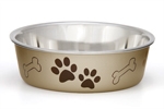 LOVING PETS PRODUCTS 2 QUART CHAMPAGNE BELLA BOWL  UPC 842982074569