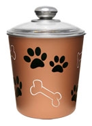 LOVING PETS PRODUCTS BELLA BOWL CANISTER COPPER  UPC 842982074828