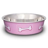 ** OUT OF STOCK **LOVING PETS PRODUCTS BELLA BOWL 2 QT. PINK COASTAL  UPC 842982075122