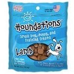 LOVING PETS PRODUCTS HOUNDATIONS 4 OZ. TRAINING TREATS LAMB  UPC 842982081529