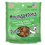 LOVING PETS PRODUCTS HOUNDATIONS 4 OZ. TRAINING TREATS DUCK  UPC 842982081536