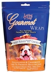 LOVING PETS PRODUCTS SWEET POTATO & CHICKEN WRAPS 8 OZ.  UPC 842982055636