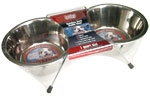 LOVING PETS PRODUCTS 2 QUART DOUBLE DINER PACKAGED  UPC 842982072114