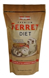MARSHALL PET PRODUCTS FERRET DIET 22 OUNCE POUCH  UPC 766501003819