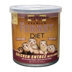 ** OUT OF STOCK **MARSHALL PET PRODUCTS FERRET CHICKEN ENTRÃ‰E W/ LAMB 9 OZ 12/CASE UPC 766501004311