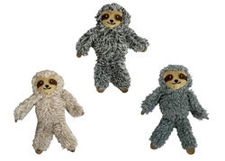 MULTIPET SLOTH (ASST. COLORS) SIZE: 5" 3/PK UPC 78436920278