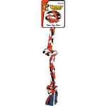 MAMMOTH PET PRODUCTS XLARGE 36" COTTONBLEND 3 KNOT COLOR ROPE TUG  UPC 746772200162