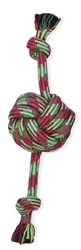 MAMMOTH PET PRODUCTS LARGE 18" EXTRA MONKEY FIST BALL W/ROPE ENDS UPC 746772250969