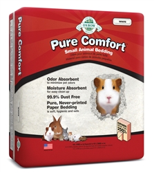 ** OUT OF STOCK **OXBOW ANIMAL HEALTH PURE COMFORT BEDDING - WHITE 4/4394 CU. IN. / 72 L. UPC 744845106021
