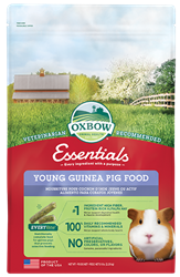 ** OUT OF STOCK **OXBOW ANIMAL HEALTH ESSENTIALS YOUNG GUINEA PIG FOOD 25 LB BAG (CAVY PERFORMANCE 25 POUND BAG)  UPC 744845402697