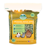 OXBOW ANIMAL HEALTH ORCHARD GRASS HAY 15 OZ.  UPC 744845402956