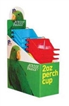 PREVUE HENDRYX PET PRODUCTS BIRDIE BASICS 2 OZ. PERCH CUPS 12 COUNT CARTON  UPC 048081012635