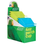 PREVUE HENDRYX PET PRODUCTS BIRDIE BASICS 4 OZ. PERCH CUPS 12 COUNT CARTON  UPC 048081012642