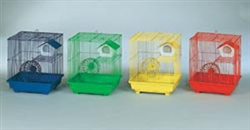 PREVUE HENDRYX PET PRODUCTS 14"X11"X15" 2 STORY HAMSTER/GERBIL CAGE IN ASSORTED COLORS 4/CASE  UPC 048081920114