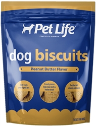 SUNSHINE MILLS 4/14.5 OZ. PET LIFE PEANUT BUTTER / MOLASSES DOG BISCUITS UPC 041746009988